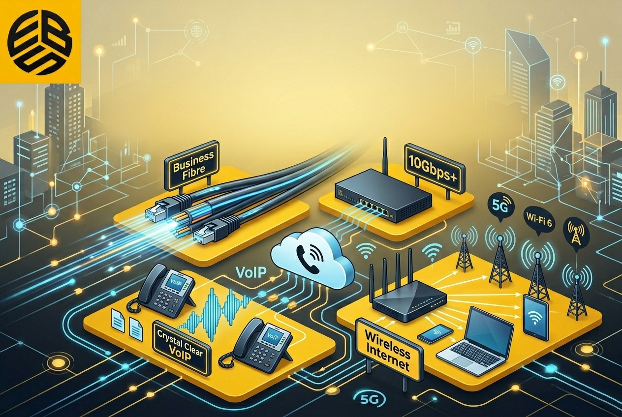 Network equipment in a server room